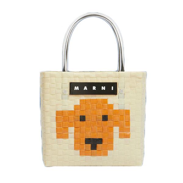 【超特価アウトレットセール！】人気アイテム再入荷！MARNI(マルニ) MARKET アニマルバスケットバッグトートバッグ 人気 カゴバッグ