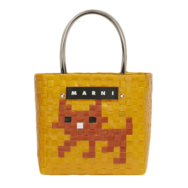 【超特価アウトレットセール！】人気アイテム再入荷！MARNI(マルニ) MARKET アニマルバスケットバッグトートバッグ 人気 カゴバッグ