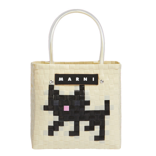 【超特価アウトレットセール！】人気アイテム再入荷！MARNI(マルニ) MARKET アニマルバスケットバッグトートバッグ 人気 カゴバッグ